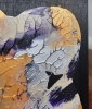\"Hawk\" – Original Mixed Media Abstract Painting on Wood Panel