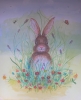 Hare among the flowers