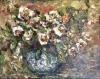 Textured Impressionist Floral Still Life Oil Painting on Canvas 