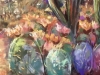 Sunset Over the Mexican Desert – Original Soft Pastel Painting | Vibrant Mexican Landscape | 50 × 70 cm