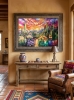 Sunset Over the Mexican Desert – Original Soft Pastel Painting | Vibrant Mexican Landscape | 50 × 70 cm