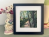 Bloomsbury Inspired Lane with trees framed