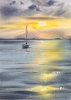 Yacht in Golden Light