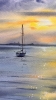 Yacht in Golden Light
