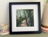 Bloomsbury Inspired Lane with trees framed