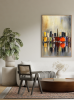 Nail Polish Bottles, Reflections | Original Acrylic | Still Life Painting | 40 x 50cm
