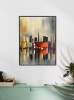Nail Polish Bottles, Reflections | Original Acrylic | Still Life Painting | 40 x 50cm