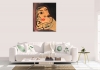 Head of a woman relaxing, inspired by Picasso Acrylic on canvas, 16x20 inch, 40.5x61 cm,,