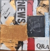 \"Q&A\" – Original Abstract Grunge Mixed Media Painting on Wood Panel