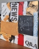 \"Q&A\" – Original Abstract Grunge Mixed Media Painting on Wood Panel