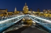 St. Pauls Cathedral with Millenium Bridge 