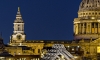 St. Pauls Cathedral with Millenium Bridge 