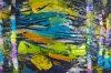 Sunset in the Woods Abstract Expression 024