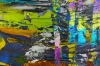 Sunset in the Woods Abstract Expression 024