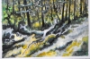 The small fall 1, 11x15 inch, 28X38 cm, water colors SKU 4024