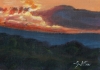 Sunset over Dartmoor