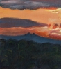 Sunset over Dartmoor