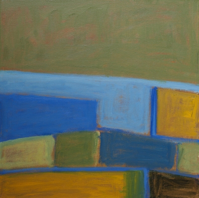 Wheat Fields By The Sea - Abstract Seascape