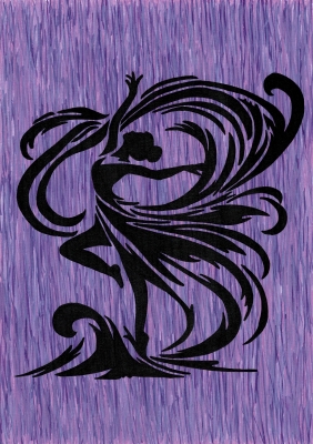 Shades of purple dance
