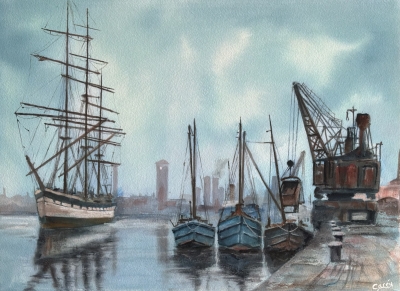 Glasgow Harbour, A Bygone Age