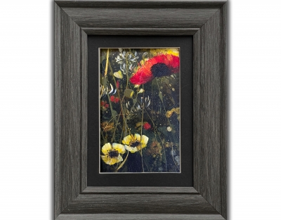 Poppy & Buttercups 1 Flowers Framed