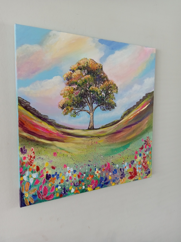 Sycamore Gap Tree floral art