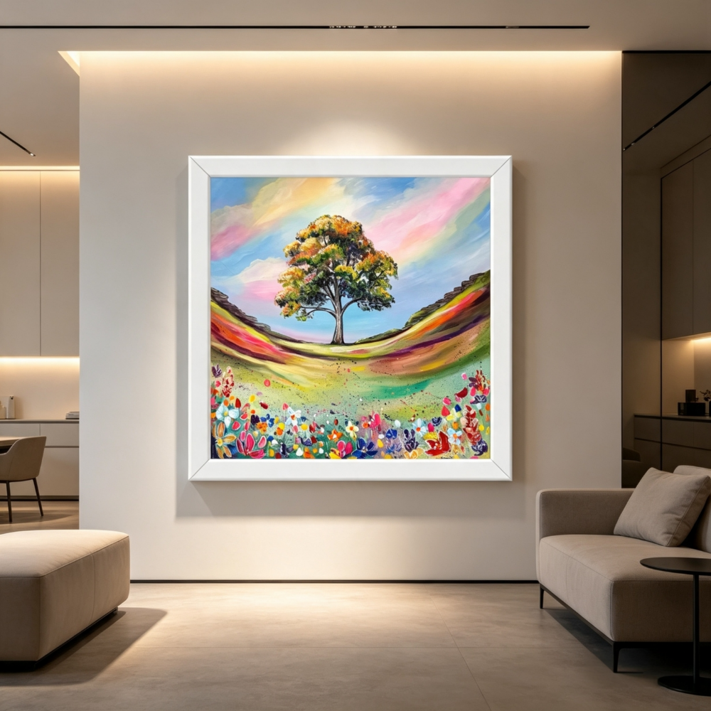 Sycamore Gap Tree floral art