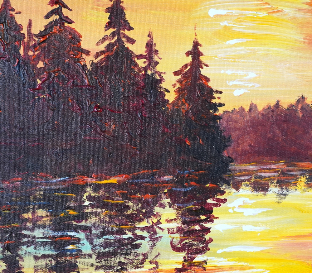 Romantic Evening Landscape XL 1