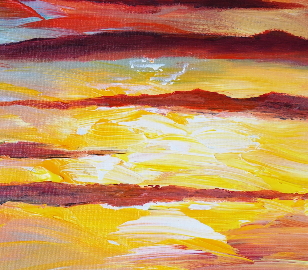 Romantic Evening Landscape XL 1