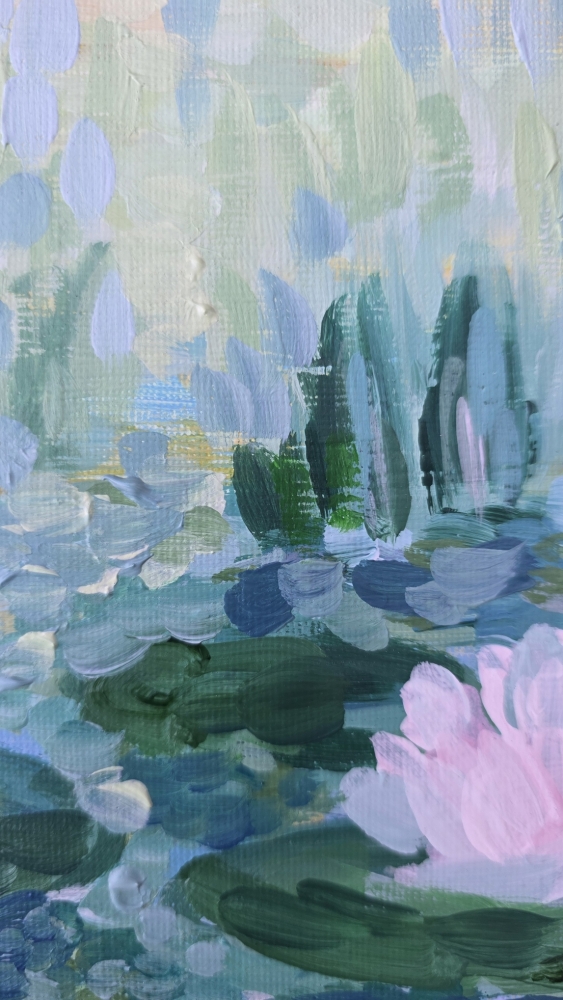 Pink Water Lilies