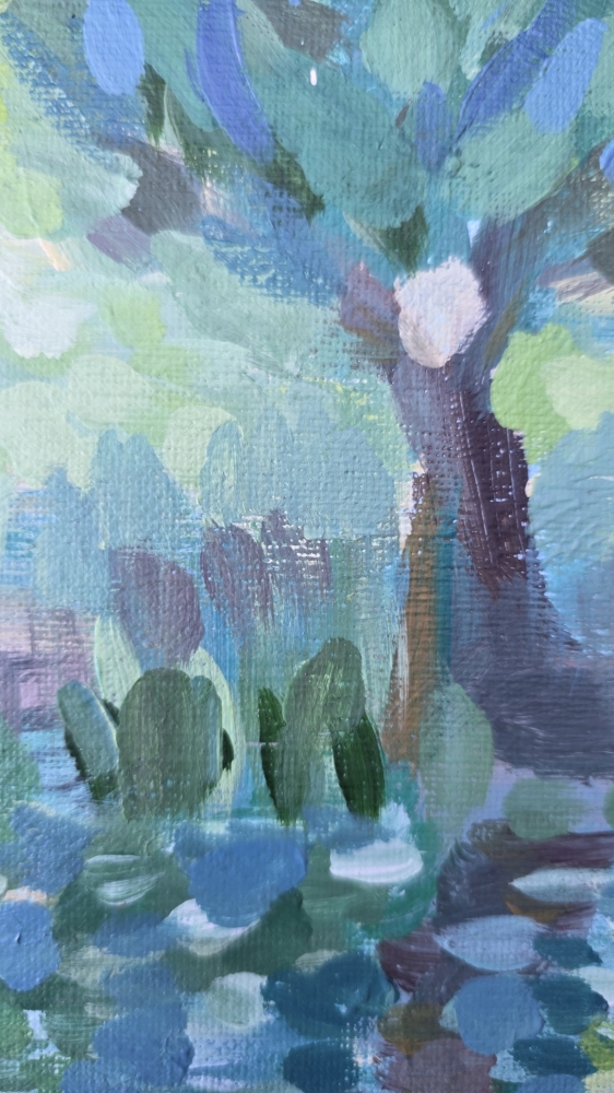 Trees and a lake