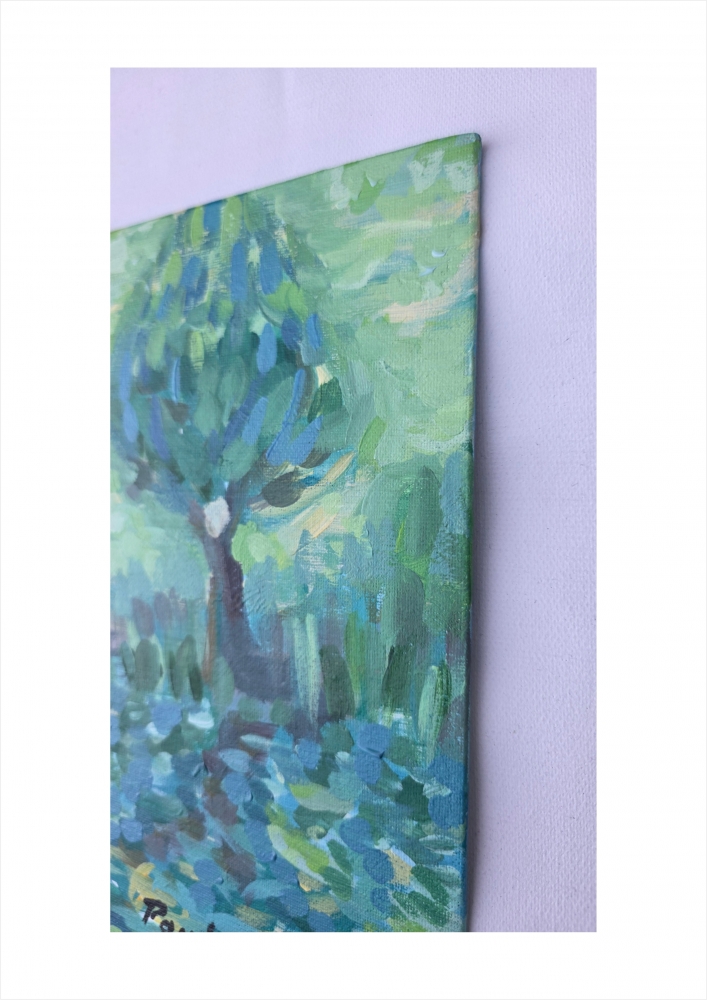 Trees and a lake