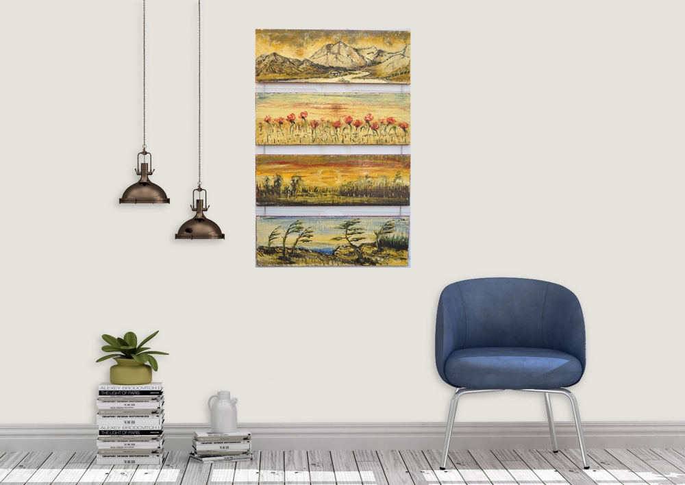 Landscape, The four seasons,