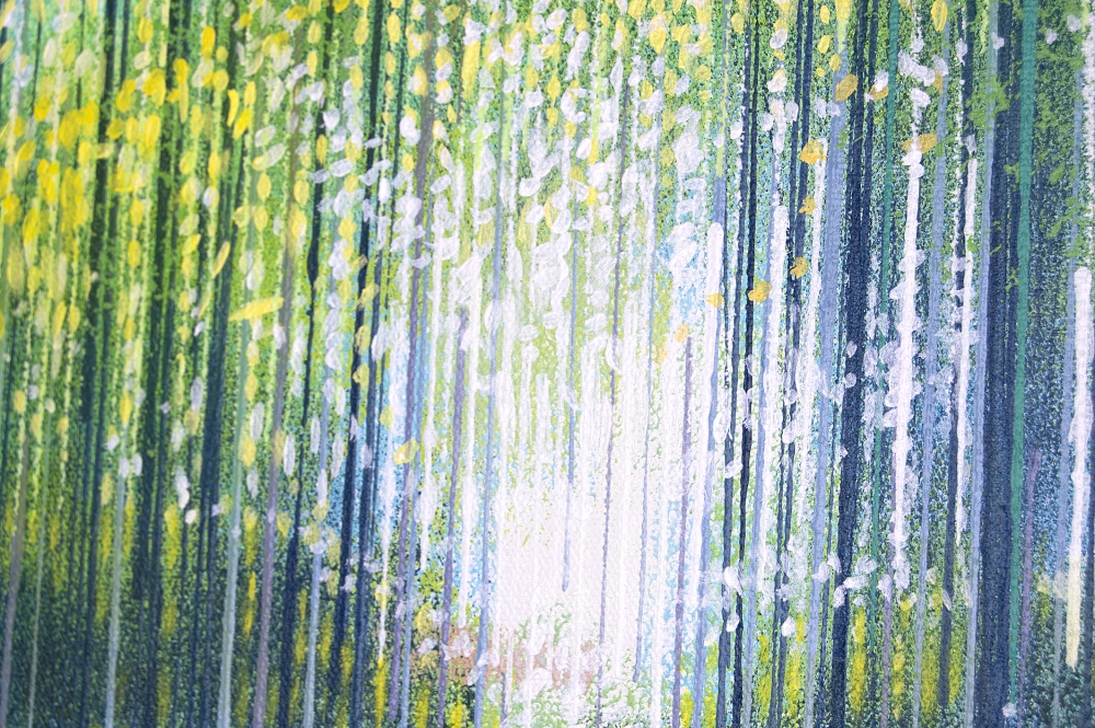 Forest Path In Bright Sunlight