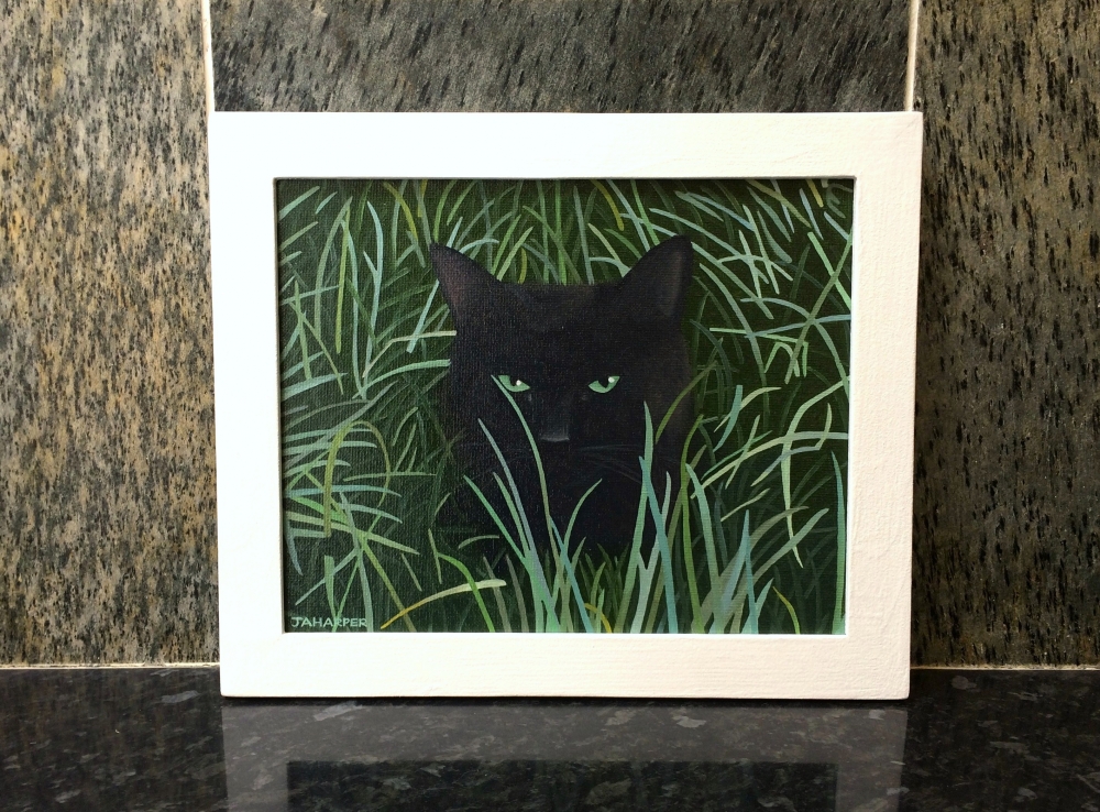 Cat In The Grass