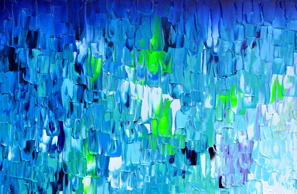 Relief Blue 22 - Large Ocean, Sea