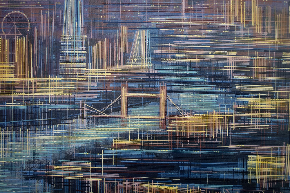 London Skyline In Golden Light