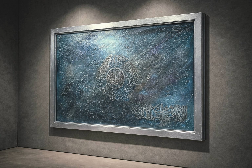 Resin Calligraphy on Wood | Shahdah & Masha-Allah