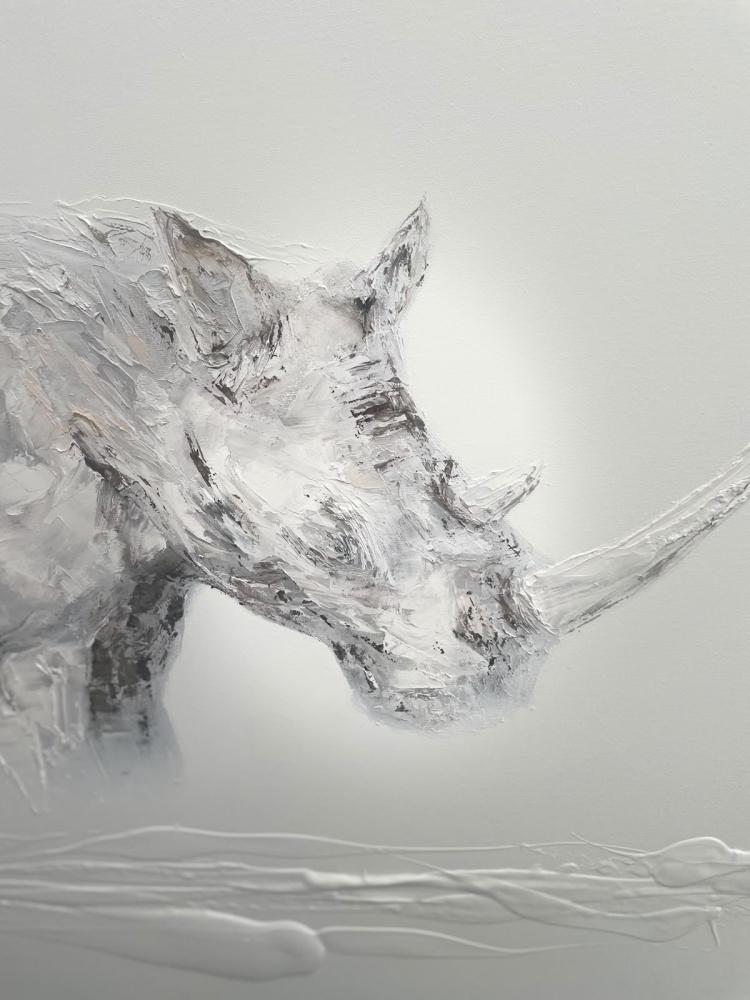 On the Shores of Lake Nakuru - White Rhino