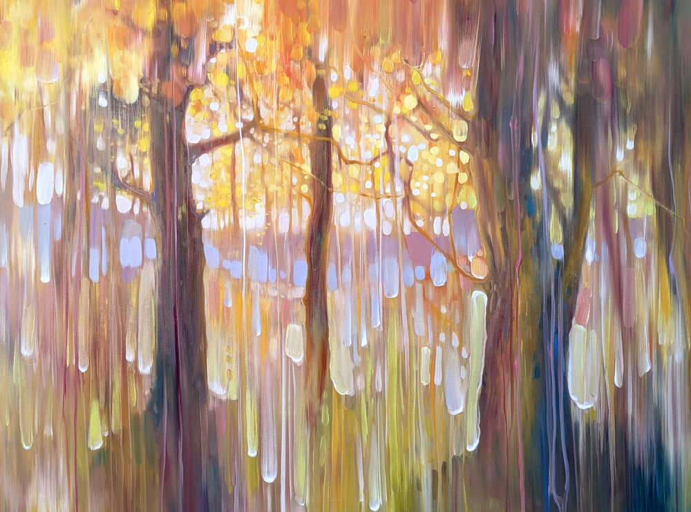 Abstract Autumn Wood