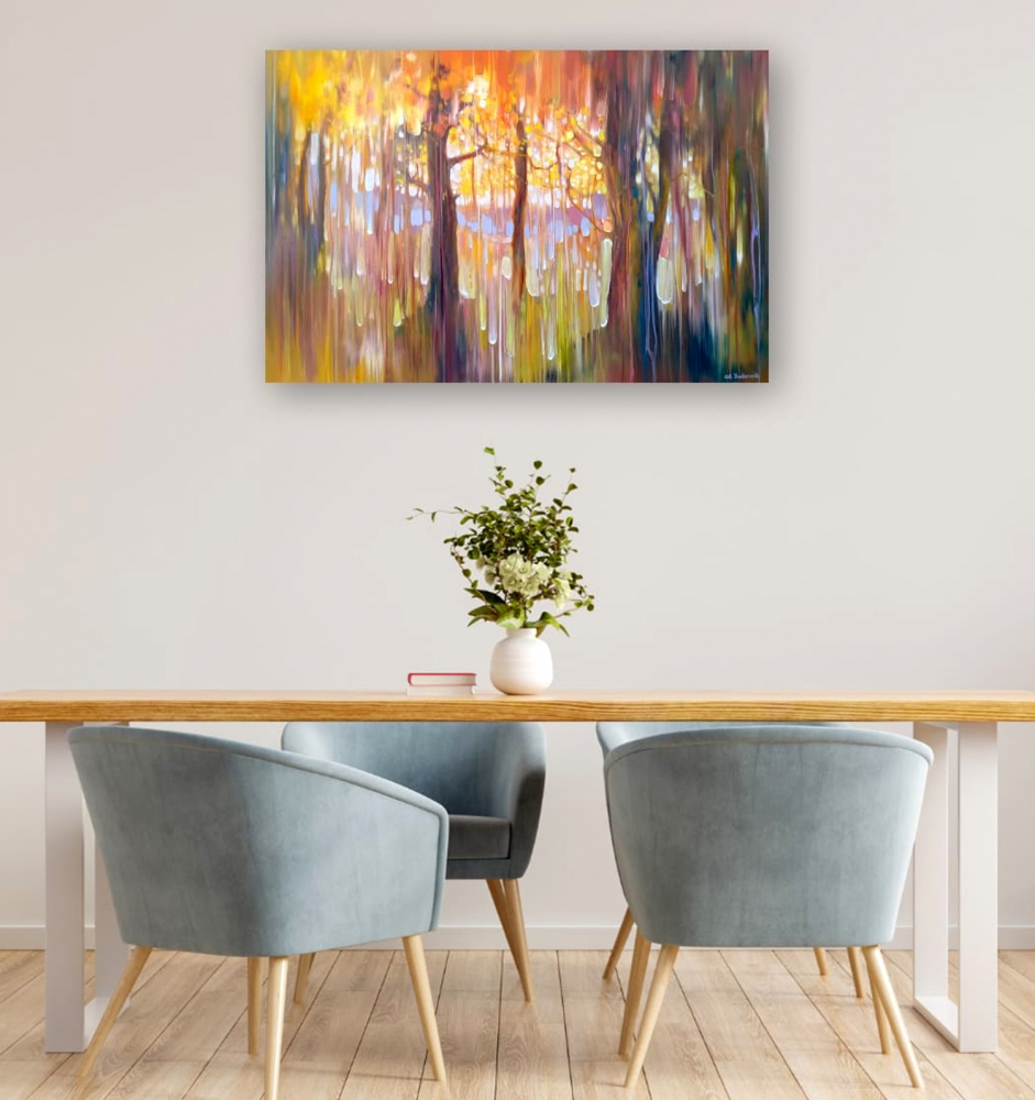 Abstract Autumn Wood