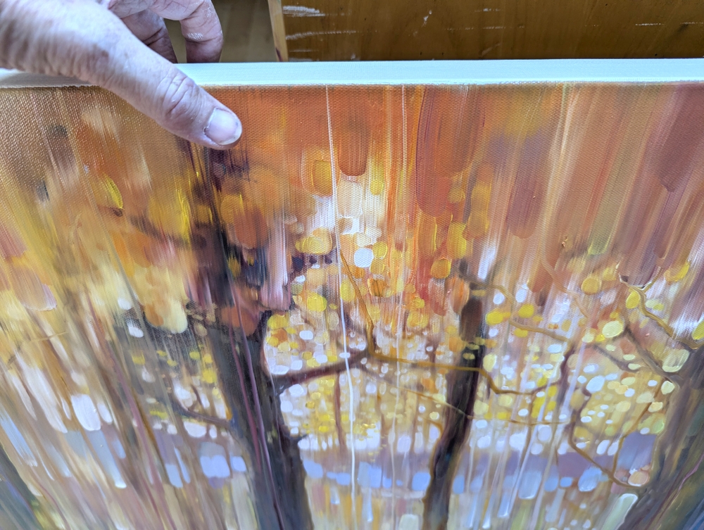 Abstract Autumn Wood