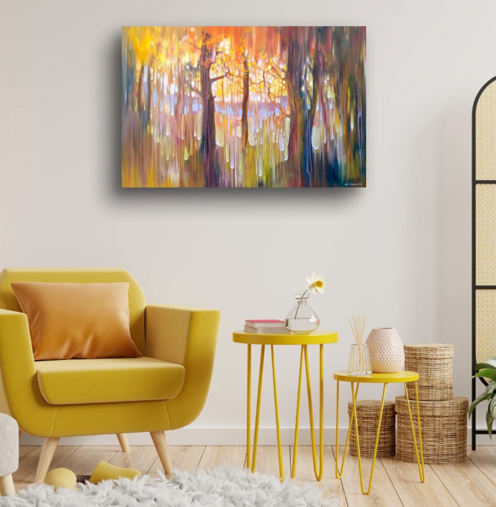 Abstract Autumn Wood
