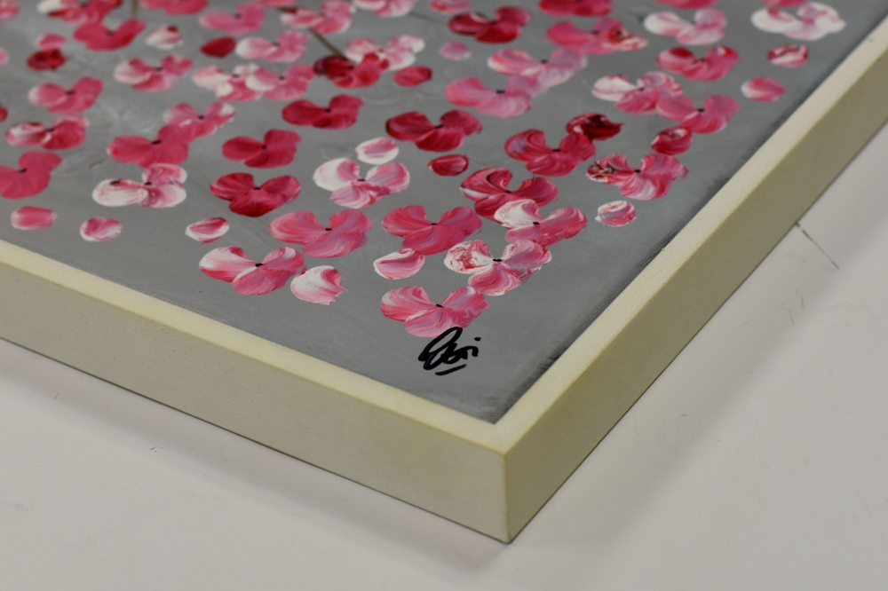 Cherry Breeze – Pink Cherry Blossom Floral Painting
