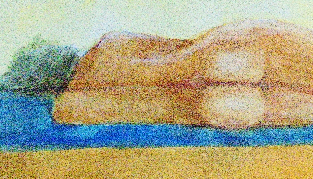 Asleep on her side
