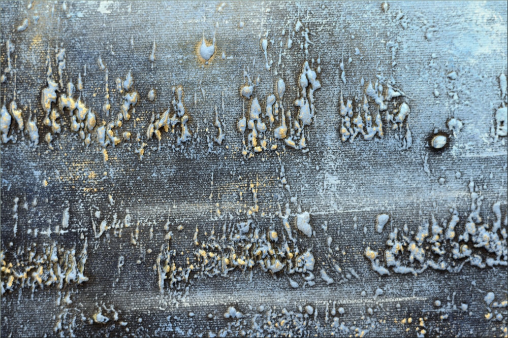 Blue Spirit – Large Blue Textured Abstract Painting