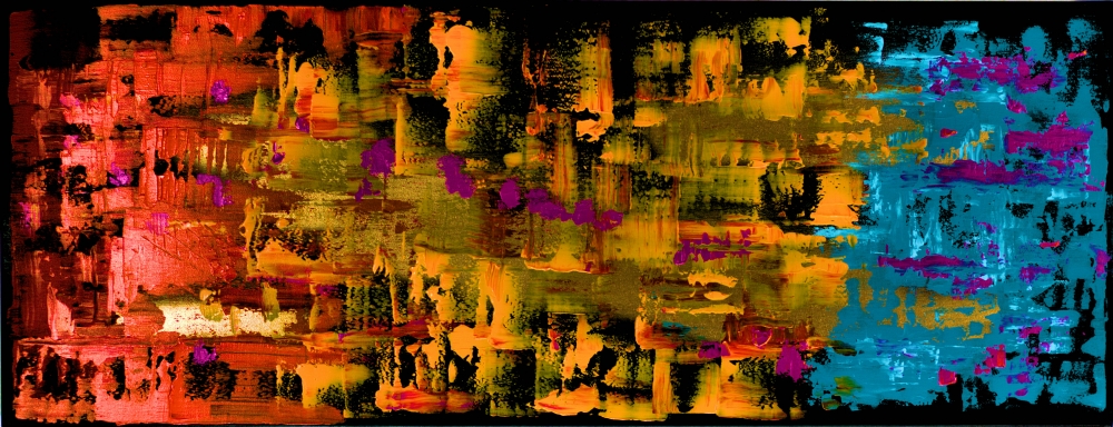 Colourful Abstract Painting – Chromatic Passage