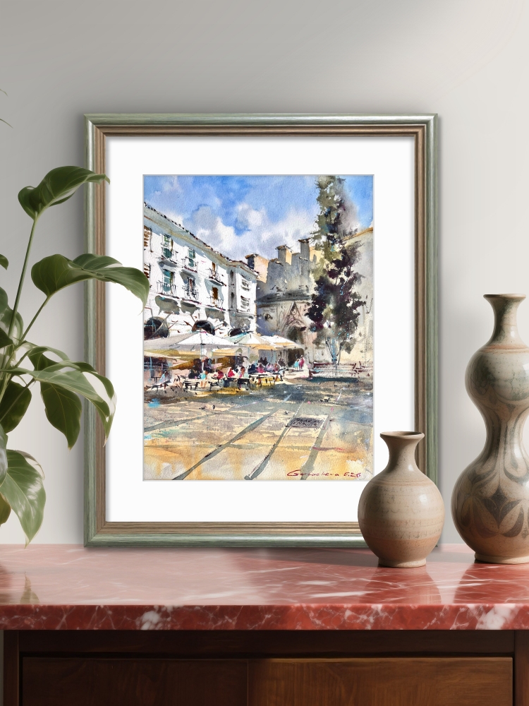 Sunlit Spanish Streets