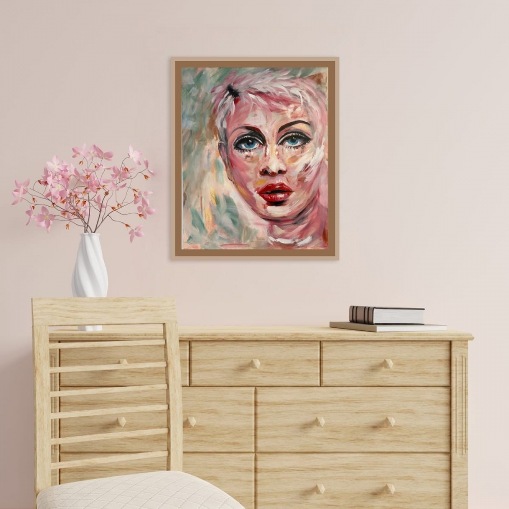 Behind Blue Eyes Canvas Wall Art