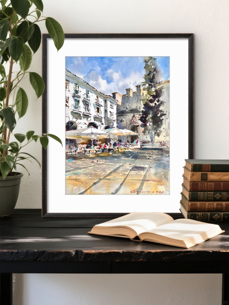 Sunlit Spanish Streets